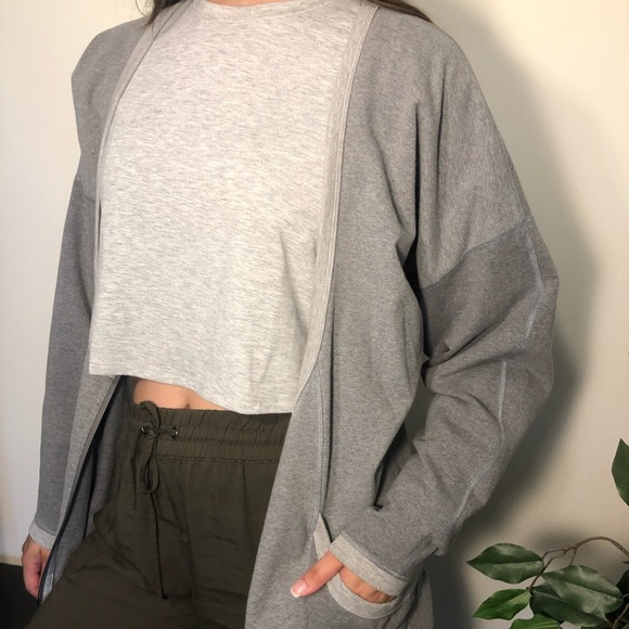 SOLD Grey lululemon half zip cardigan - Picture 2 of 3